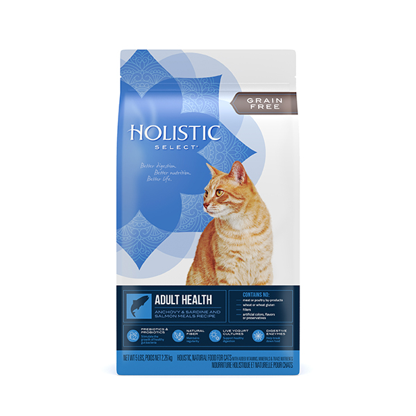 Holistic select 活力滋 无谷物成貓鯷鱼、沙甸鱼及三文鱼配方 11.5lb