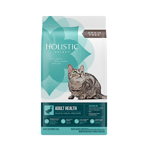 Holistic select 活力滋 无谷物成貓鸭肉低敏配方 05lb