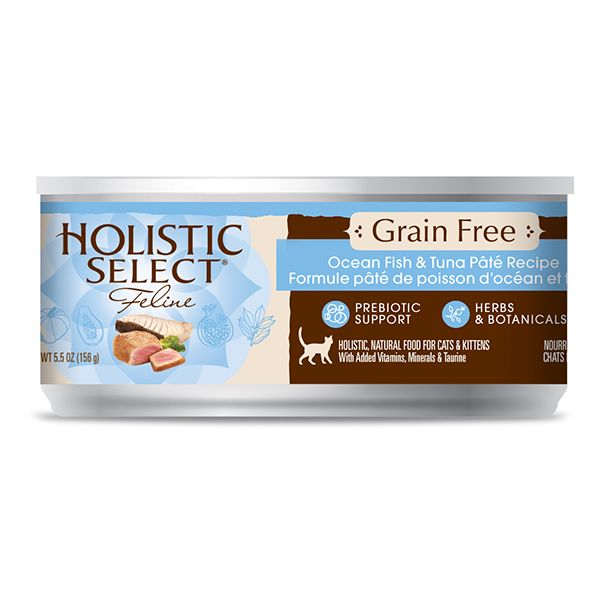 Holistic Select 活力滋 海洋魚拼吞拿魚配方﹙無穀物﹚ 貓罐頭 3oz