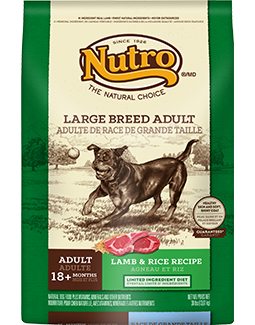 Nutro Natural Choice-大型成犬(羊肉及全糙米配方)狗粮-15磅