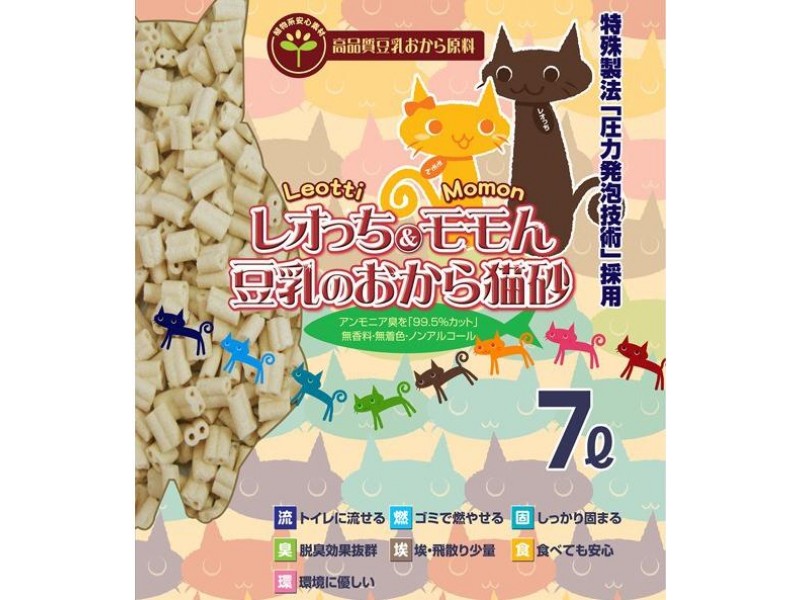Leotti Momon 雙通豆腐砂 7L x 2