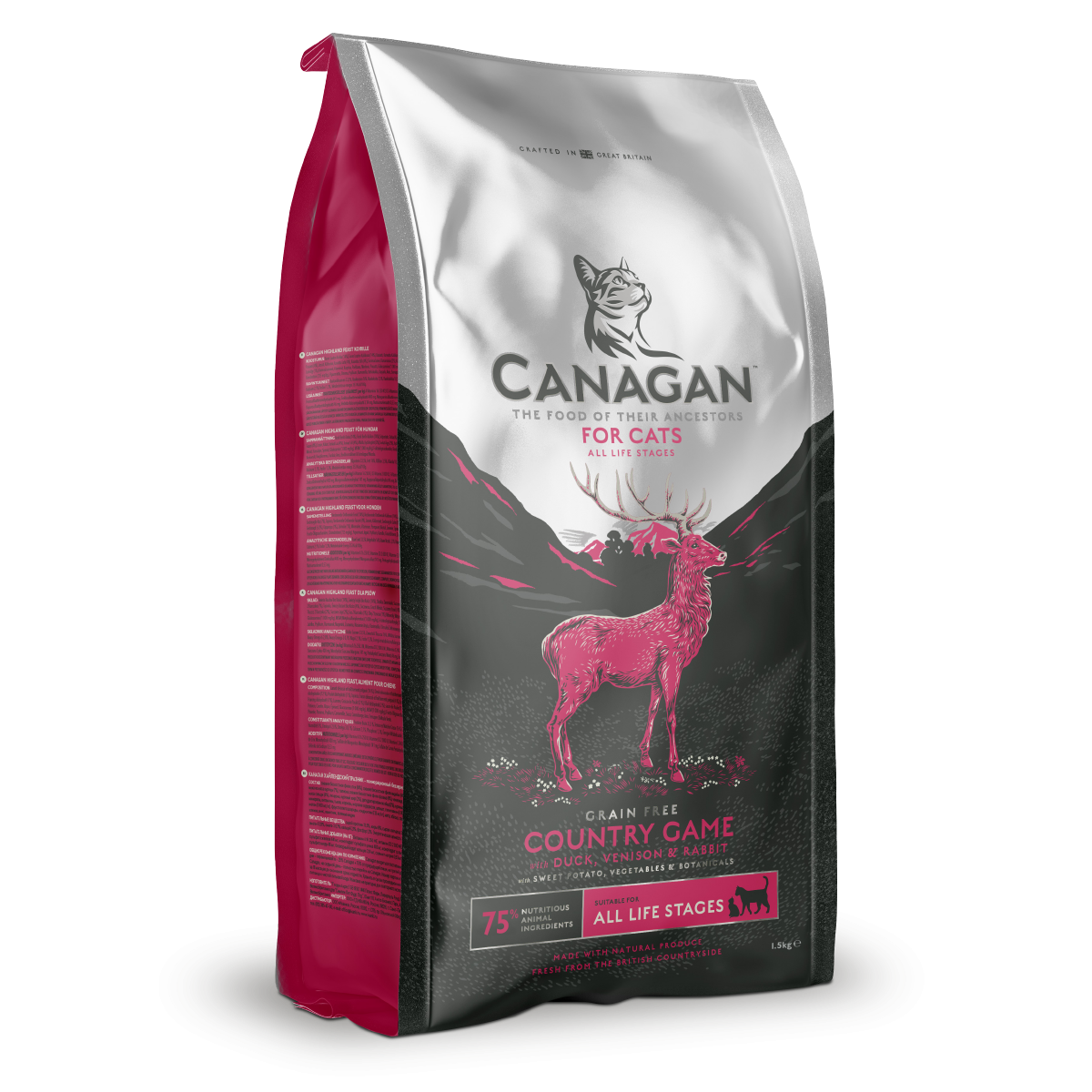 Canagan [ZG1] - Country Game原之選 無穀物野味 (全貓糧) 1.5kg