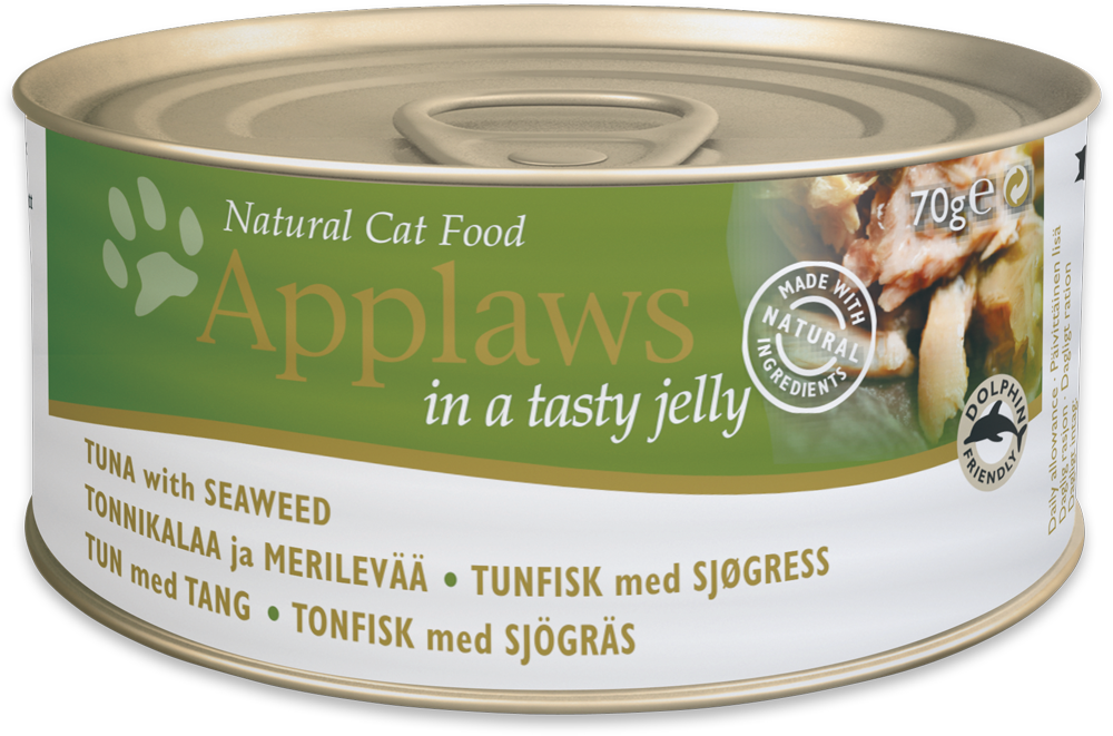 Applaws Jelly系列 吞拿鱼+紫菜 貓罐头 70g