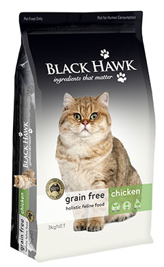BlackHawk 优质全貓无谷物 鸡肉配方 貓乾粮 3kg