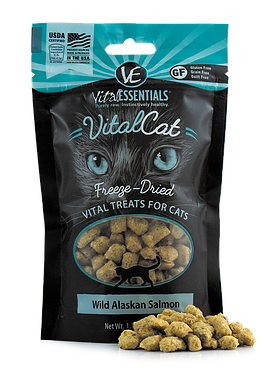 Vital Essentials 冷凍脫水貓小食 野生阿拉斯加三文魚 1.1oz