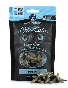 Vital Essentials 冷冻脫水貓小食 小鱼 Minnows 0.5oz