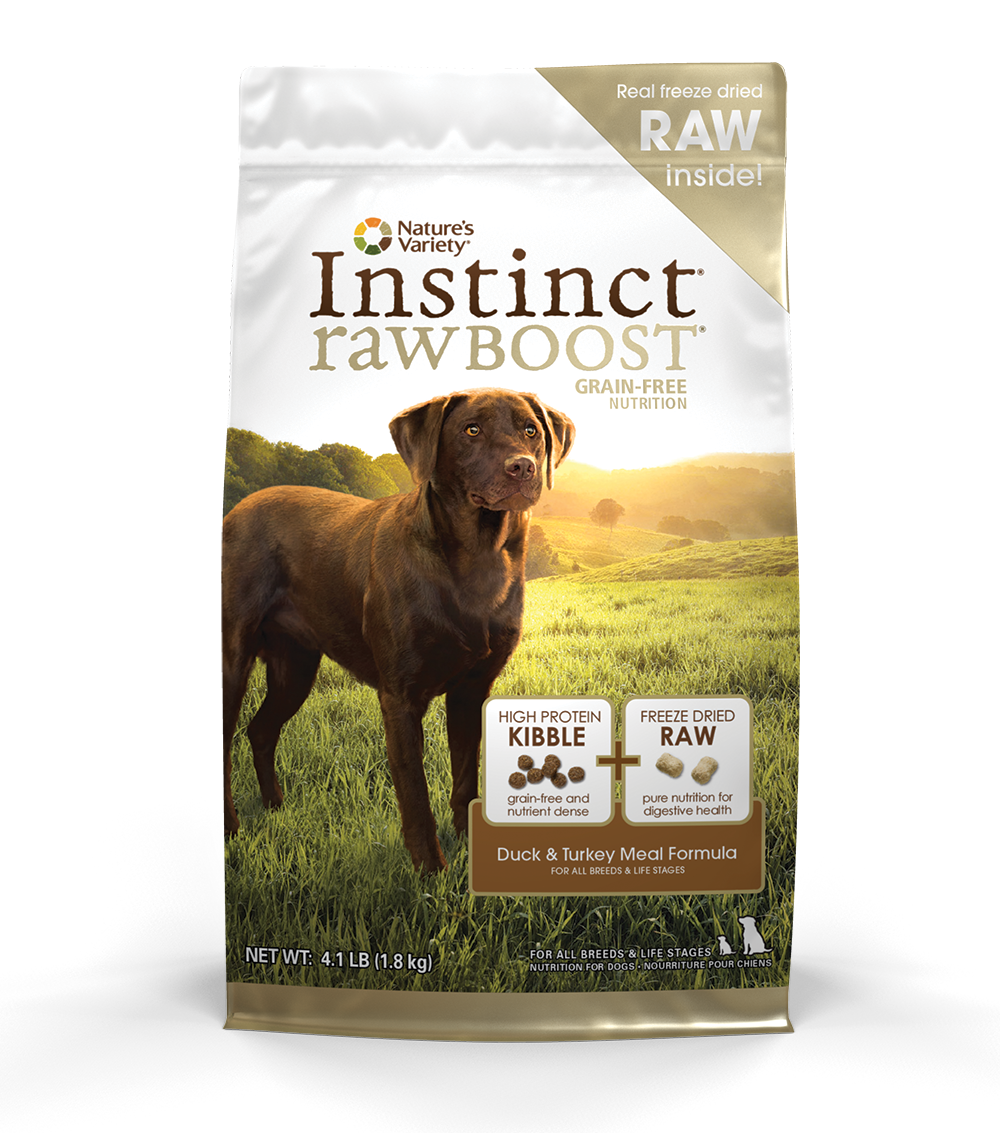 Nature's Variety (Raw Boost) 原野生肉无谷物鸭肉火鸡配方狗粮 04.1lb