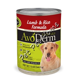 AvoDerm 天然羊肉+米狗罐頭 (13oz)x 12 罐