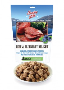 Sunday Pets 冷凍脫水小食 50g- 藍莓牛肉