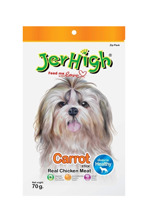 JerHigh 狗小食 Jer07 紅蘿蔔雞肉條 70g