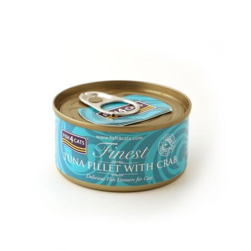 Fish4Cats CTW618 吞拿魚塊及蟹肉貓罐頭 70g