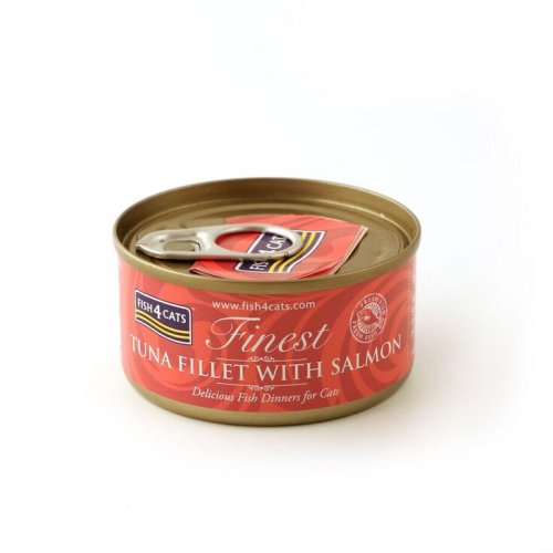 Fish4Cats CTW663 吞拿魚塊及三文魚貓罐頭 70g