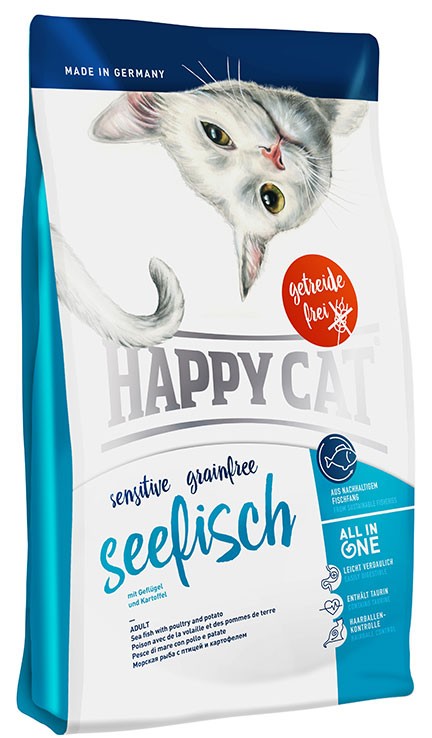 Happy Cat 无谷物海鱼配方貓粮 4kg