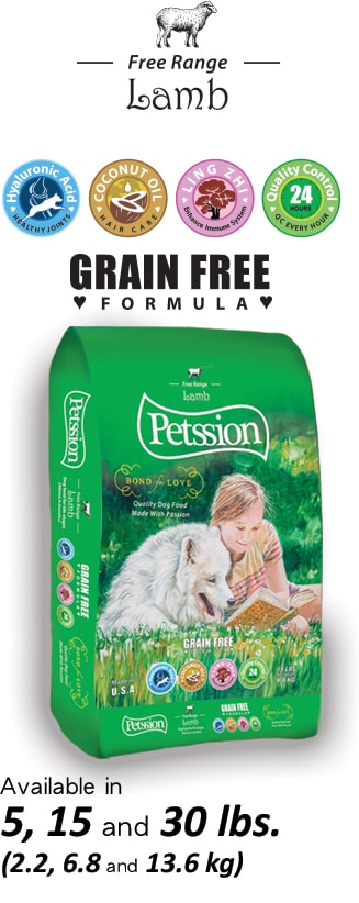 Petssion 無穀物放養羊肉狗糧 30lb