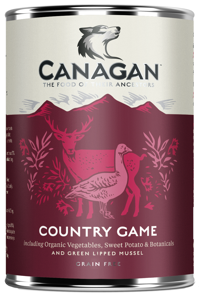 Canagan 全天然無穀物狗罐頭 400G - 田園野味(Country Game)配方