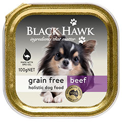 BlackHawk 無穀物狗罐頭 100g 多汁鮮牛肉配方 x 12