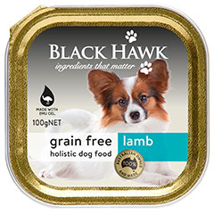 BlackHawk 无谷物狗罐头 100g 多汁鲜羊肉配方 x 12