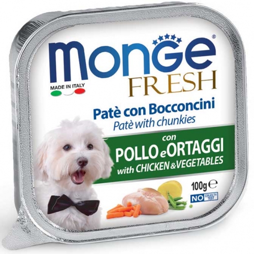 Monge 雞+蔬菜鮮肉罐頭 100g