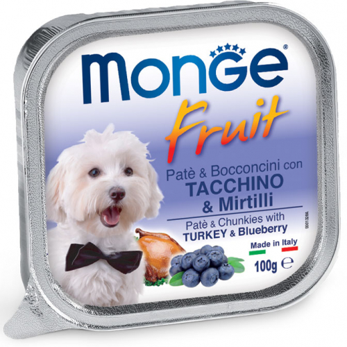Monge 火雞藍莓肉鮮肉罐頭 100g