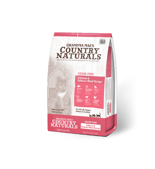 Country Naturals-低敏感無穀物三文魚全貓精簡配方-03lb
