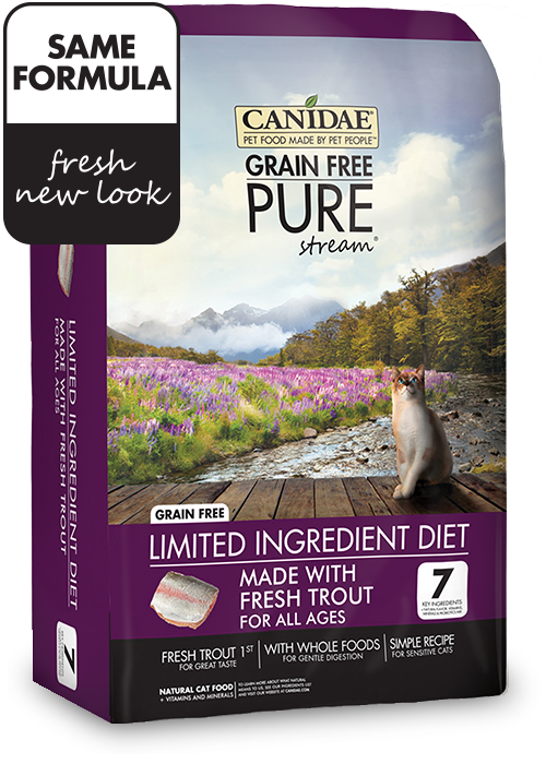 Canidae PURE Stream 無穀物鱒魚配方貓糧 10lbs [3711]