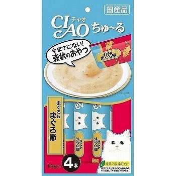 Ciao SC-141 吞拿鱼+吞拿鱼乾醬 14g(4本)