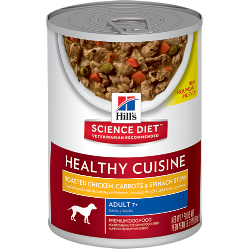 Hill's 健康燉肉配方 老犬罐頭 雞肉+蔬菜 12.5oz