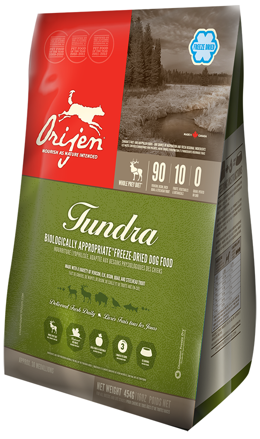 Orijen Freeze-Dried 冻乾 狗主粮 冻原配方 454g