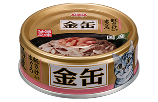 AIXIA 金罐系列 GCM-33 吞拿魚+三文魚 80g