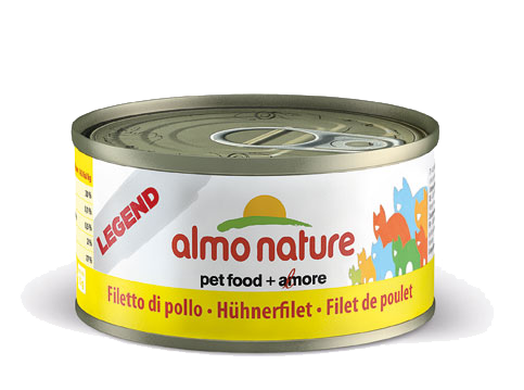 almo nature [9016] - legend chicken filiet 雞柳片貓罐頭 70g