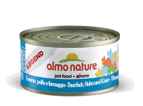 almo nature [9080] - HFC Natural - Tuna, Chicken and Cheese 雞肉芝士鮪魚(吞拿魚) 貓罐頭 70g