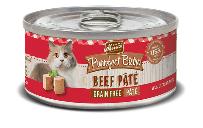 Merrick 無穀物貓罐頭 Beef Pate 牛肉肉醬 3oz