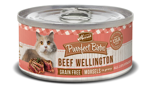 Merrick 無穀物貓罐頭 Beef Wellington 牛肉雞肝肉粒 5.5oz