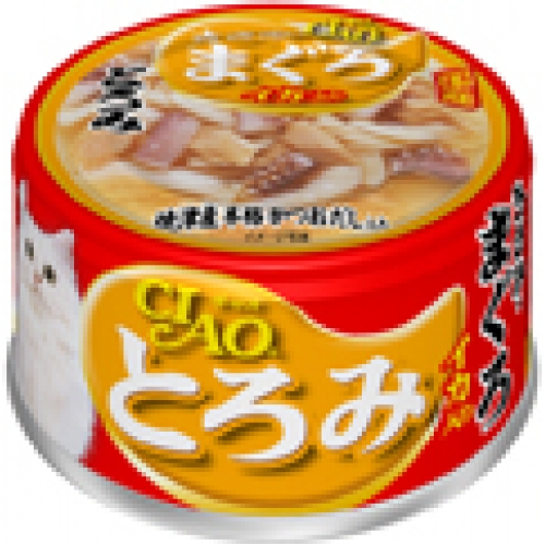 CIAO A53 帶子濃湯 雞肉+吞拿+魷魚 貓罐頭 80g