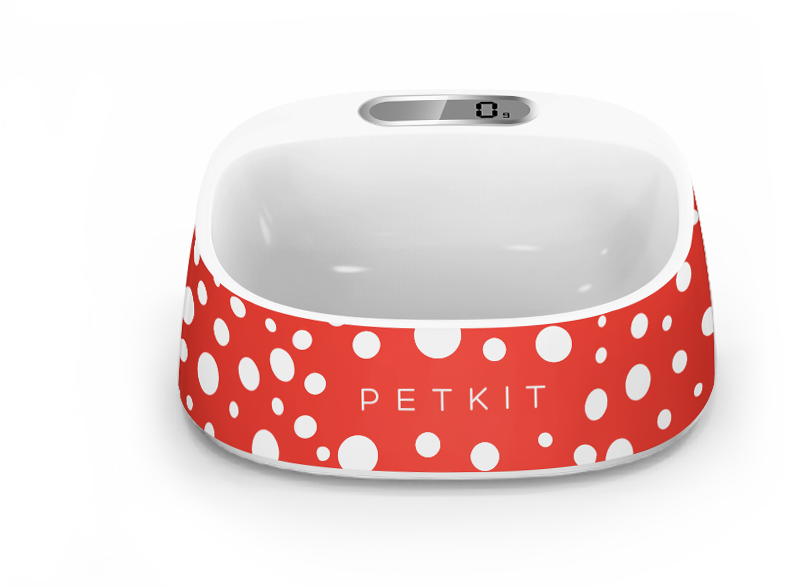*推介*Petkit Petkit Fresh 寵物智能抗菌碗 - Polka Dot 紅色圓點