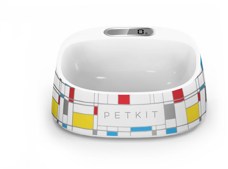 *推介*Petkit Petkit Fresh 寵物智能抗菌碗 - Mondrian 彩色方塊