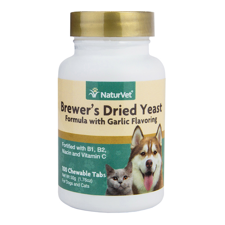 NuturVet Brewer’s Dried Yeast With Garlic Chewable Tablets 酵母大蒜丸 100's
