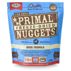 Primal (原始) 犬用低温脫水粮- 鸭肉配方 14oz x 2