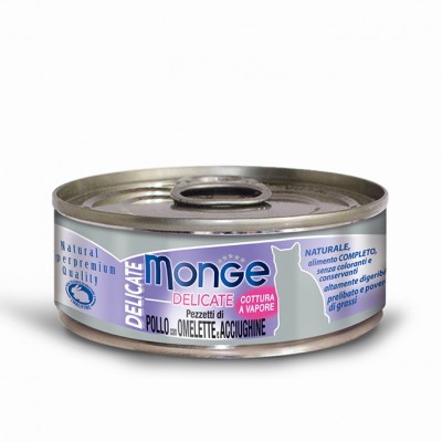 Monge Super Premium 系列 貓罐頭 80g - 雞肉+鯷魚+雞蛋