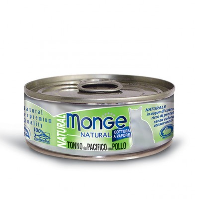 Monge Super Premium 系列 貓罐頭 80g - 吞拿魚+雞肉