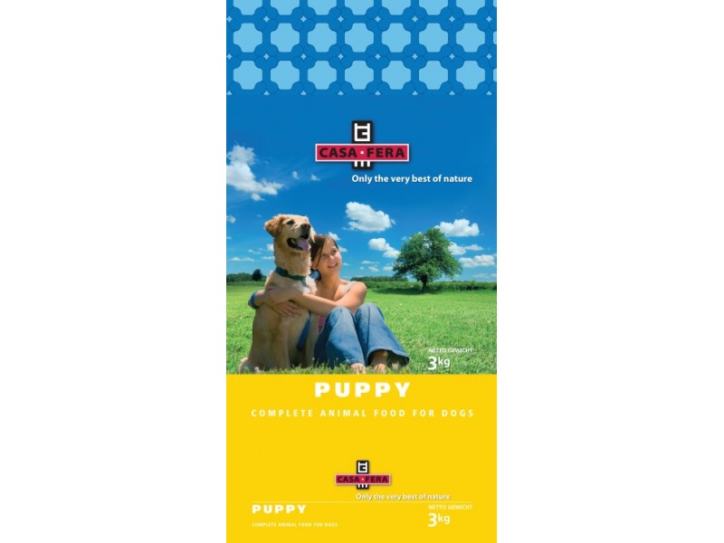 Casa Fera 加莎全天然黑酵母狗糧 幼犬配方 03kg