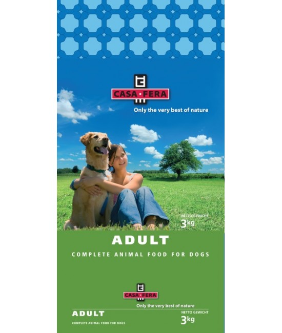 Casa Fera 加莎全天然黑酵母狗糧 成犬配方 03kg