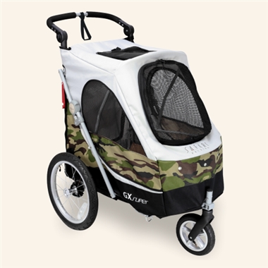 Pettio 702GX-MTC 迷彩綠色 大型寵物手推車