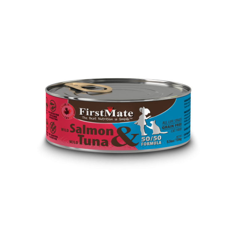 FirstMate 加拿大楓味貓濕糧 50/50無榖物野生三文魚+野生吞拿魚配方 156g