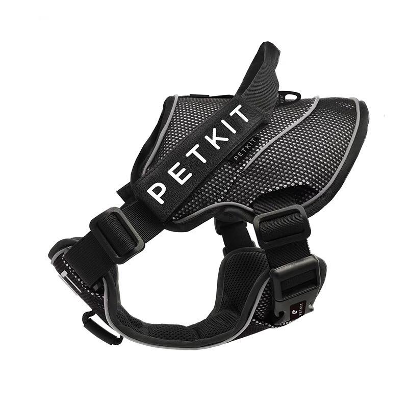Petkit Air防爆衝胸背帶 (黑色/紫色) S碼