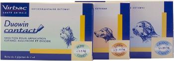 Virbac Duowin Contact 維克 「一點靈」 (滅虱 / 牛蜱) 大型犬 15kg 以上 1盒4支