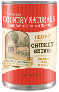 Country Naturals 燕麥糙米雞肉高纖配方狗罐頭 13.2oz