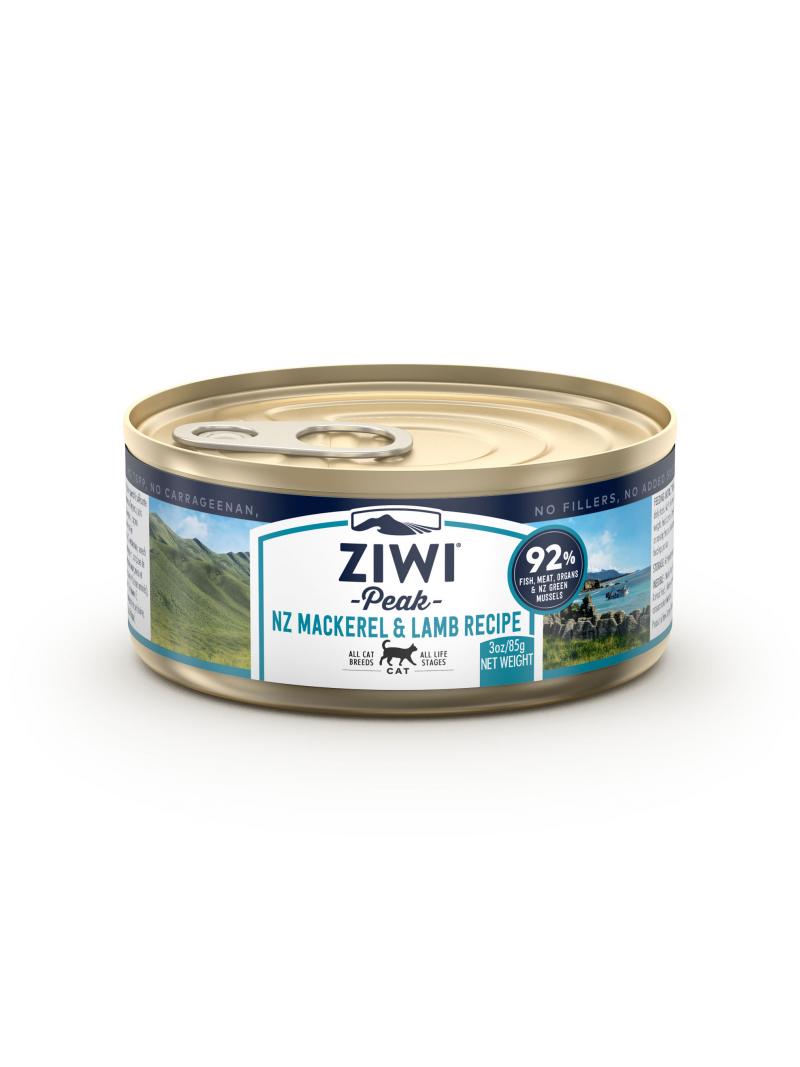ZiwiPeak 巔峰 鮮肉貓罐頭 - 鯖魚+羊肉 85g