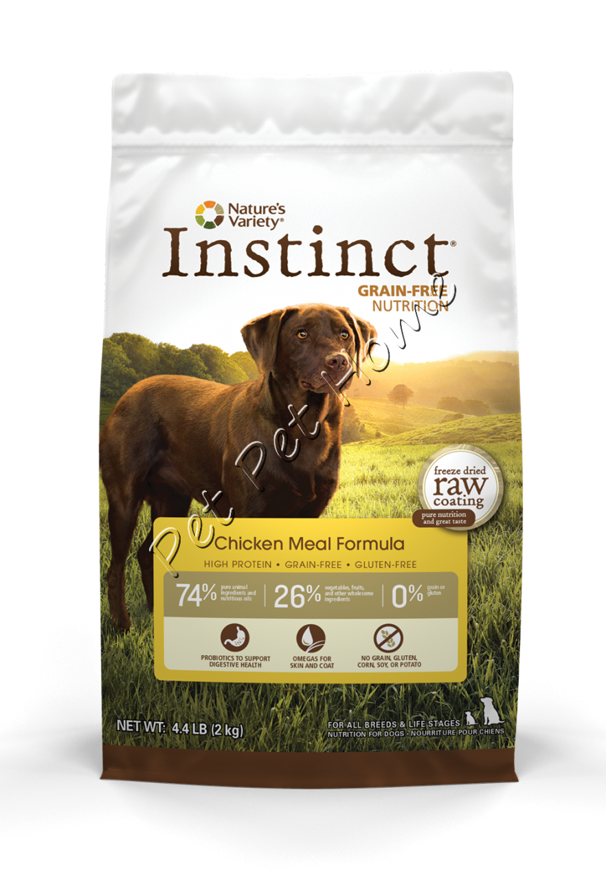 Natures Variety Instinct 无谷物鸡肉配方全犬粮 04.4 lb
