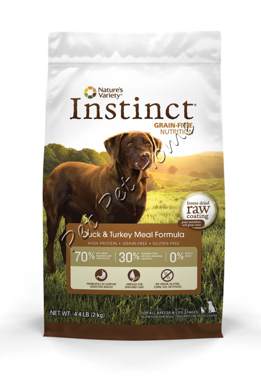 Natures Variety Instinct 无谷物鸭肉火鸡肉配方全犬粮 25.3 lb